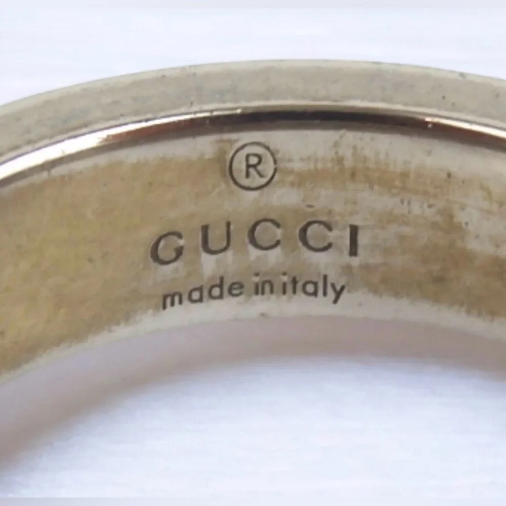 GUCCI Silver Ag925 Signature Ring 🔥 - Picture 5 of 16